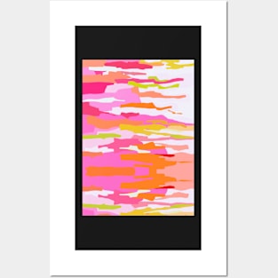 Abstract pattern, Red, Pink, Orange, Yellow, Pattern, Scandinavian, Nordic, Fashion print, Scandinavian art, Modern art, Wall art, Print, Minimalistic, Modern Posters and Art